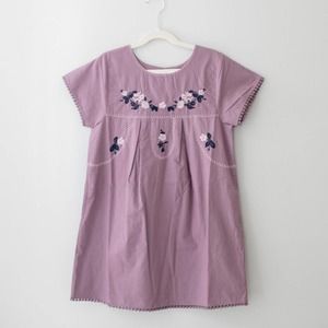 NWOT Garnet Hill Kids Girls Jolie Dress Sz 8 Purple